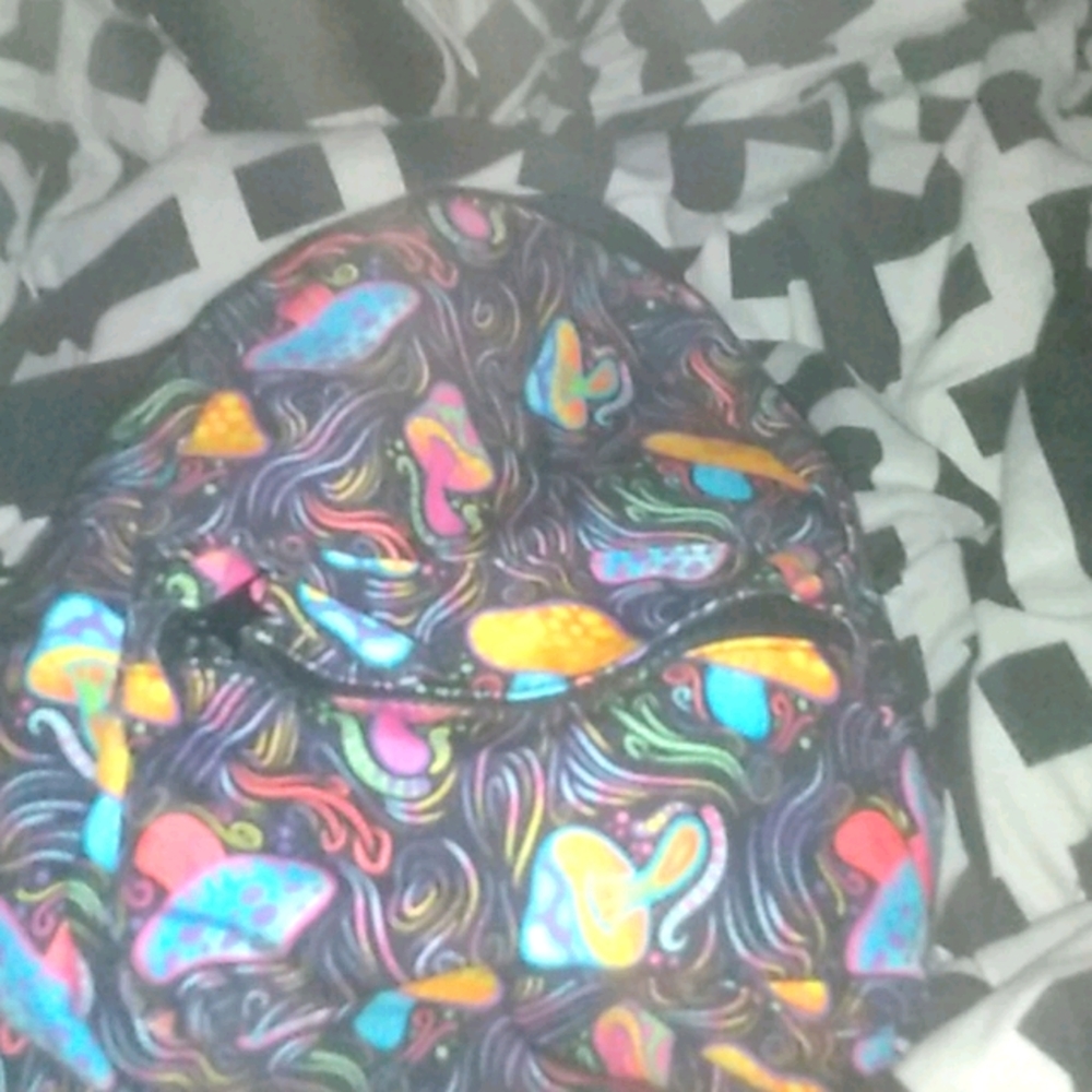 A mushroom bag that's really pretty